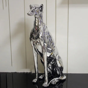 Greyhound/Doberman Decor Sculpture
