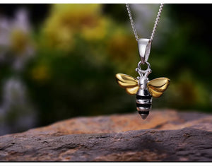 Bee Sterling Necklace