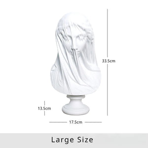 Veiled Maiden Sculpture