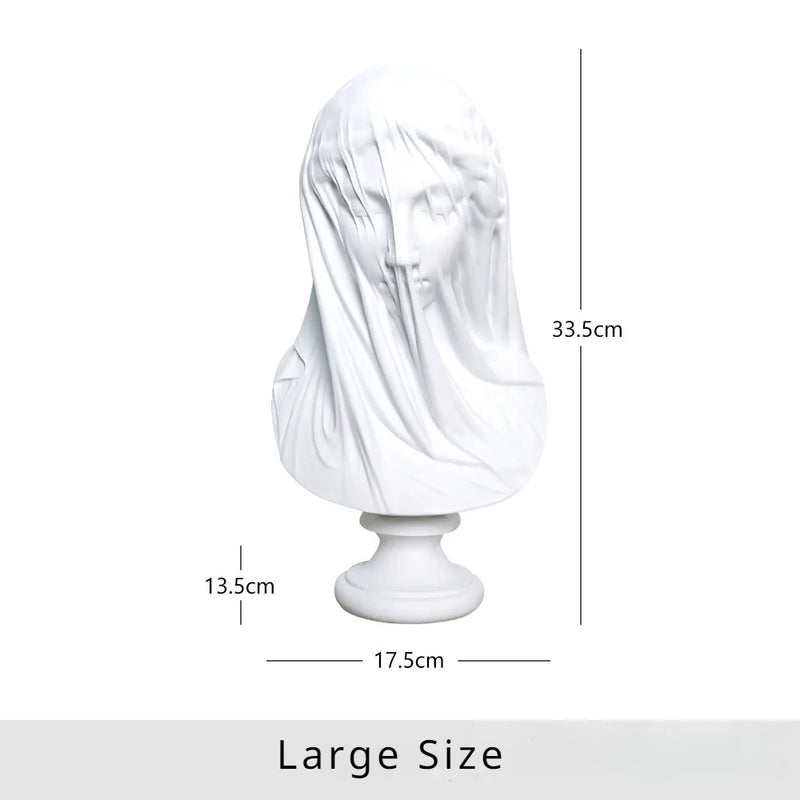Veiled Maiden Sculpture