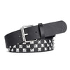 Checker Style Leather Belts