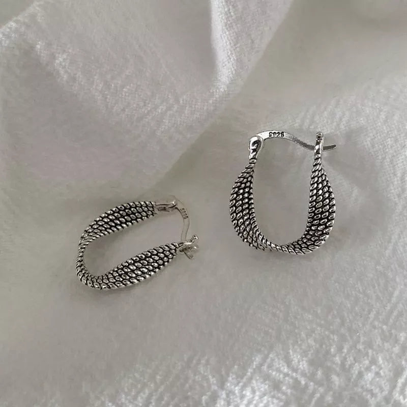 Sterling Silver - Vintage Earrings