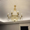 European Gold/Candle Chandelier