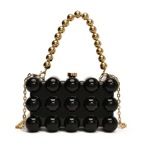 Bubble Square Clutch Purse