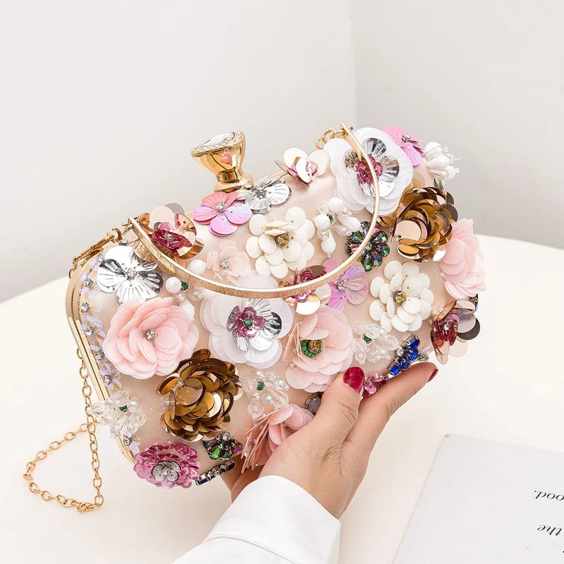 Fashion Flower Clutch