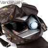 Leather Ladies (Kangaroo/Design) Backpack