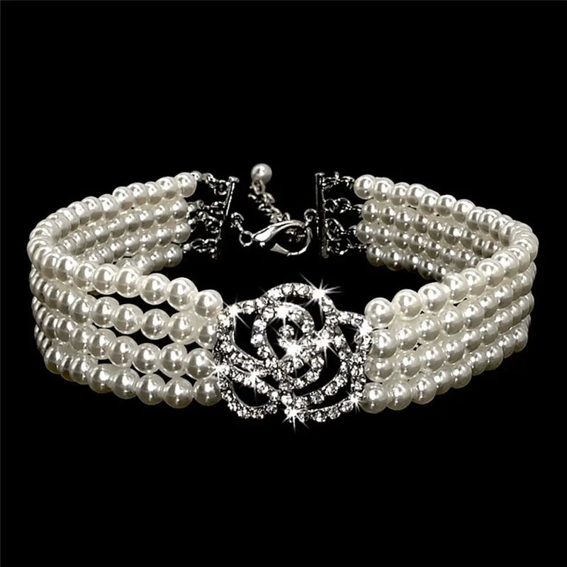 Elegant Pearl Pet Choker