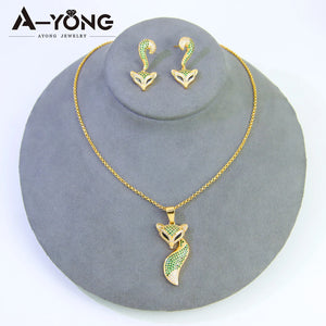 Miss Fox (Necklace Earrings Set 21k)