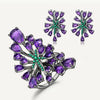 Purple Rain Sterling Jewelry Set