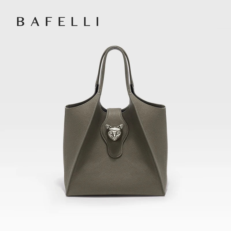 BAFELLI (Business Style) Leather Handbag