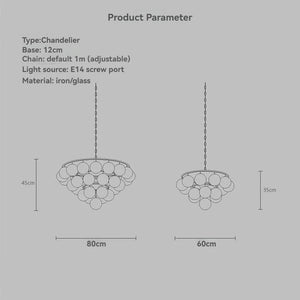 Modern Bubble Chandelier