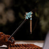 Wooden Moon/Flower Hair Sticks