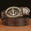 Gold Navy - Men's Genuine Leather Belts