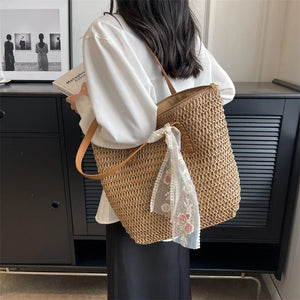 Summer Woven Beach Bag