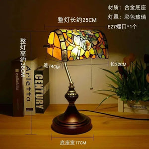Tiffany (Banker Style) Desk Lamp
