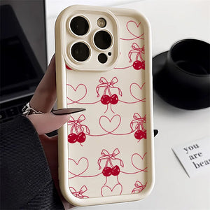 Bow & Cherry iPhone Cases