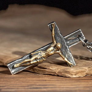 CROSS Handmade S925 Sterling Men's Pendant