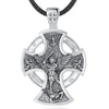 Saint Michael Cross (925 Sterling Silver) Necklace