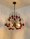 Italian Droplet (Purple/Red) Chandelier
