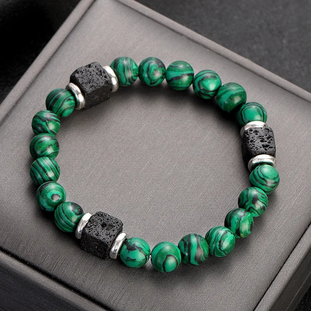 Stone Lava Bead Bracelets