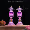 Buddha Crystal Lotus Lamps (pair)