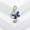 Musician Butterfly Brooch