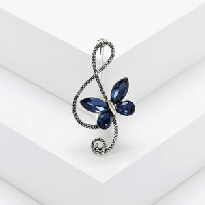Musician Butterfly Brooch