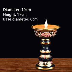 Lotus Flower Candle Decor