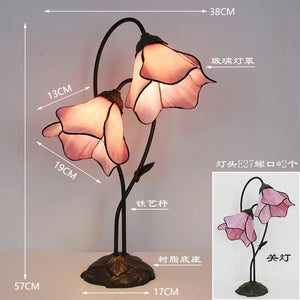 Tiffany (Mediterranean Flower) Table Lamp