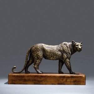Leopard Decor (Bronze) Statue/Sculpture