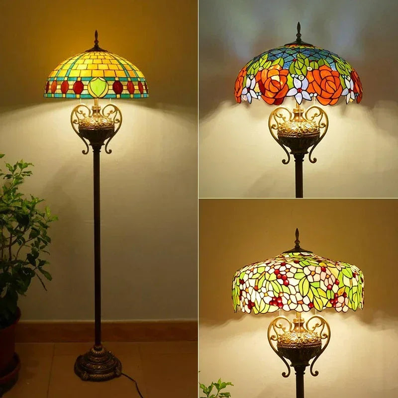European (stained glass) Floor Lamp