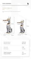 Doberman (Electroplated) Statue/Sculpture