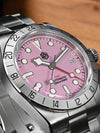 San Martin Pink Dial GMT/NH34 Classic Watch