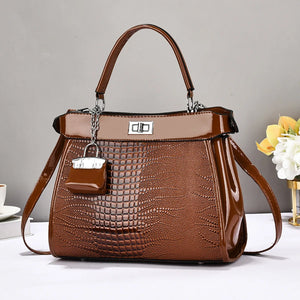Crocodile Print Handbags