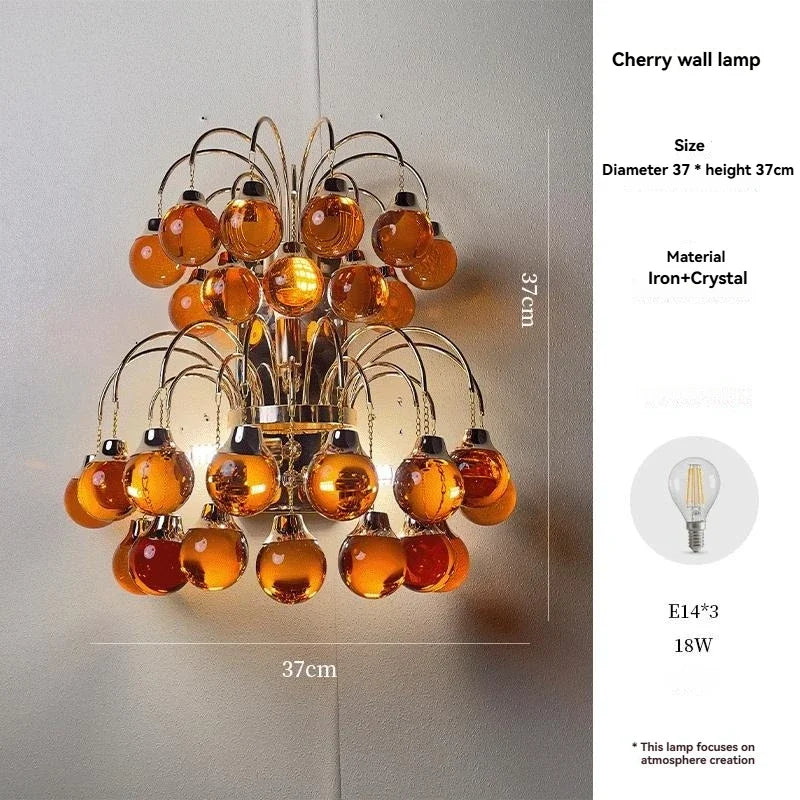 Italian Droplet (Purple/Red) Chandelier