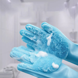 PET Bath Massage Gloves