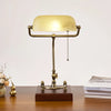 Vintage Table Lampshade (Wood/Copper Base)