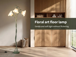 Modern Art Flower Floor Lamp (flexible arms) (USA)