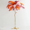 Ostrich Feather Floor Lamp