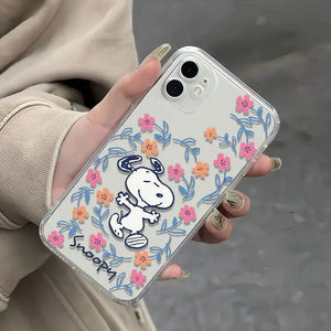 SNOOPY Happy Flower iPhone Cases