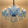 Mediterranean Blue-Crystal Chandelier