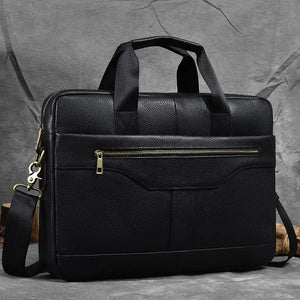 Men's Briefcase Genuine Leather