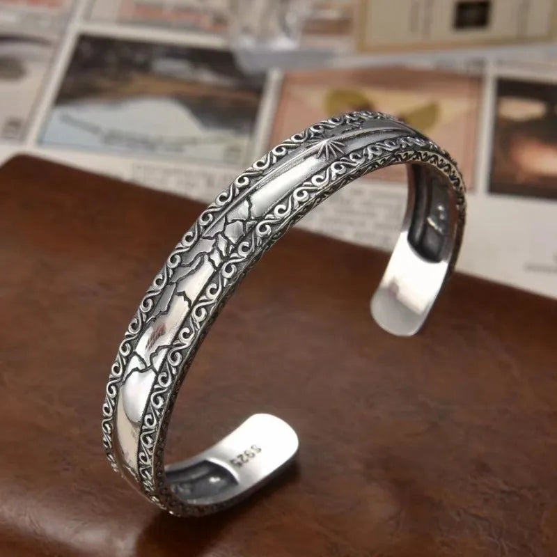 Euro Cuff Sterling Bracelet