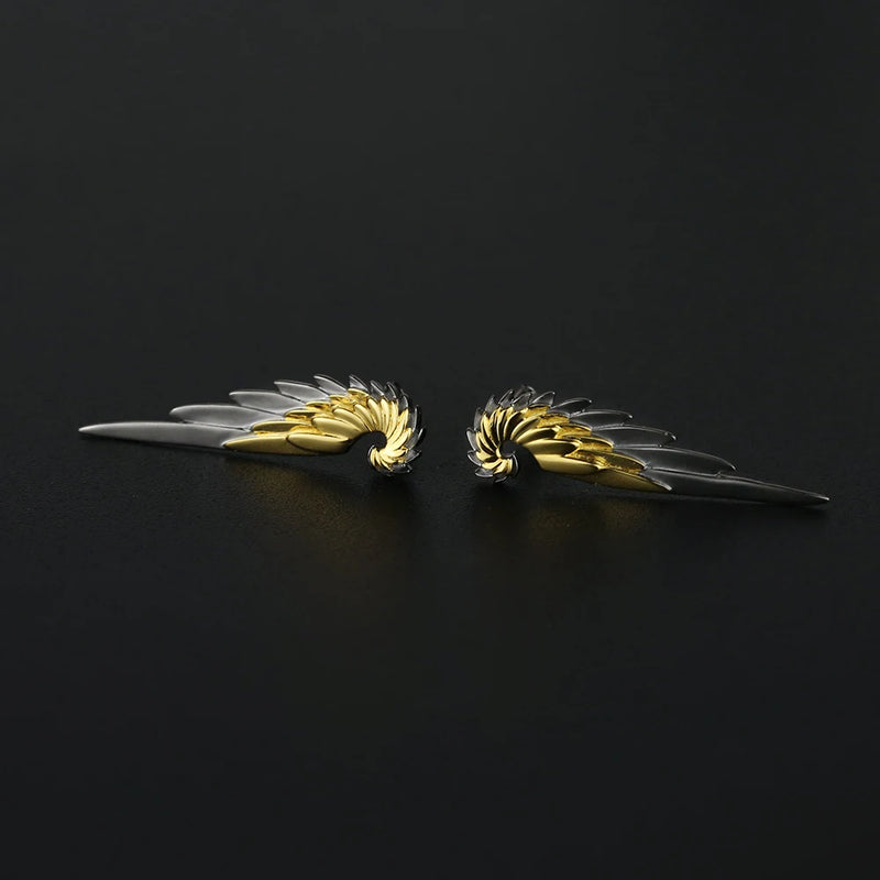 Feather Wings (Sterling) Earrings