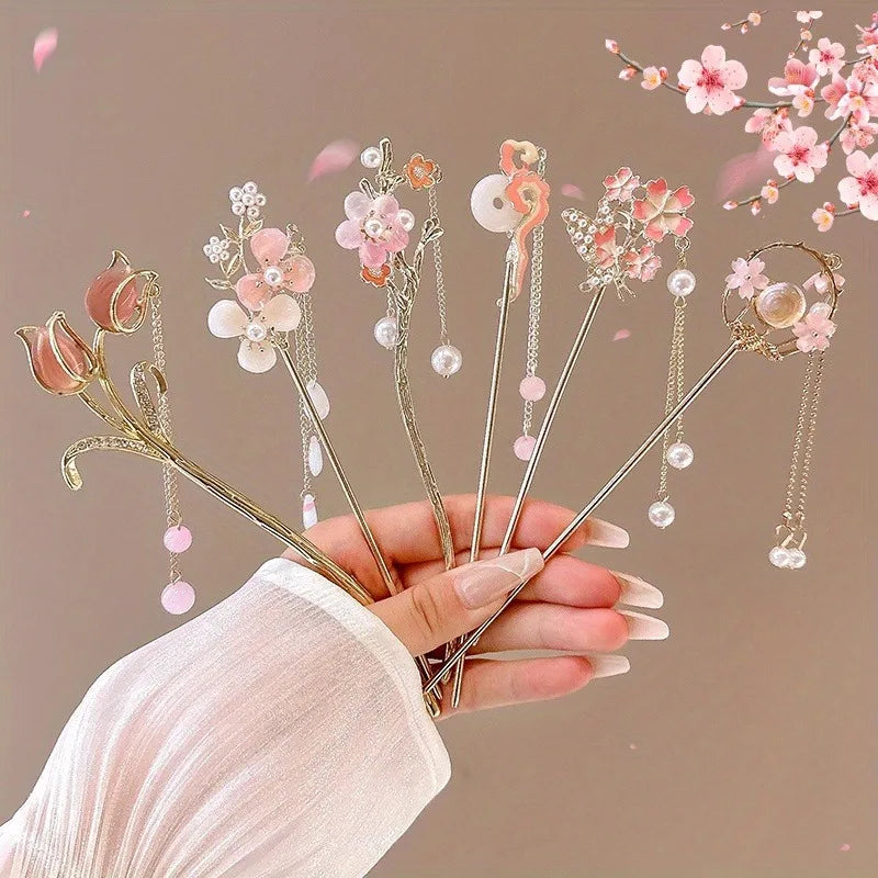 Daily (Pink/Blue) Hairpin Fashion