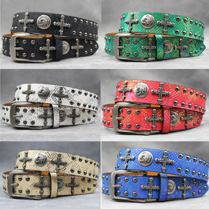 Cross/Cowboy/Stud Leather Belts