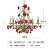 Vintage French-Rose Chandelier