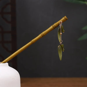 Wooden Moon/Flower Hair Sticks