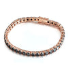 Black Moissanite (Sterling) Bracelet
