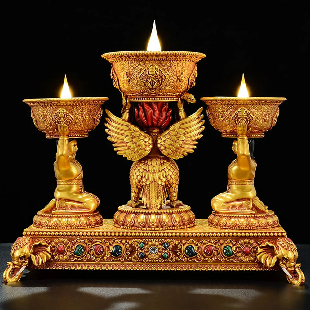 Buddhist Candle Decor Lamp